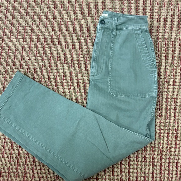 Madewell Pants - Madewell utility pants faded olive green
